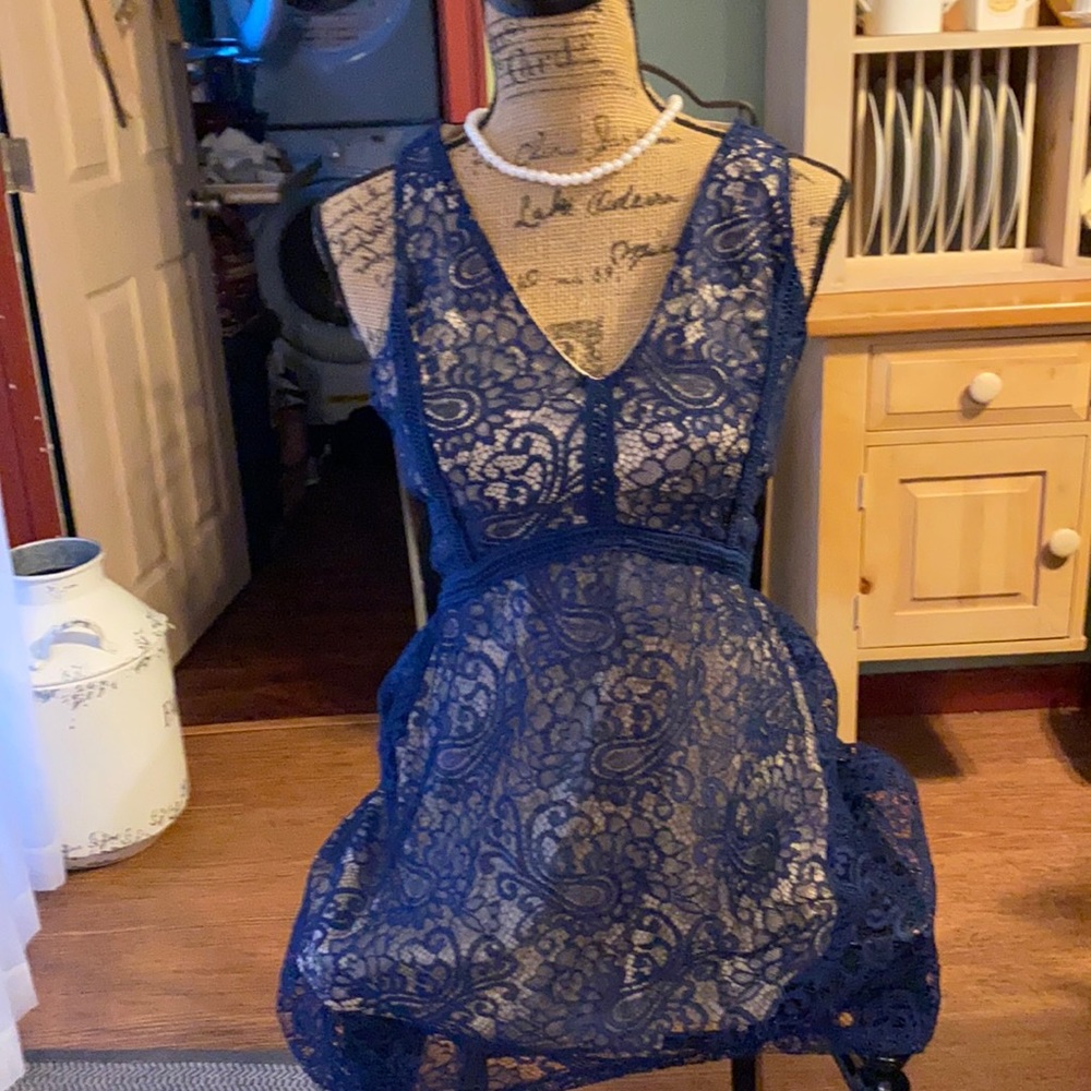 Blue dress